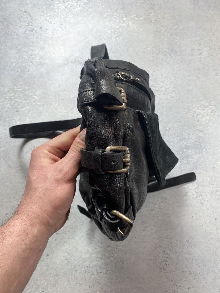 MAX&Co. Max&Co Black Leather Hand Bag Size ONE SIZE - 6 Thumbnail