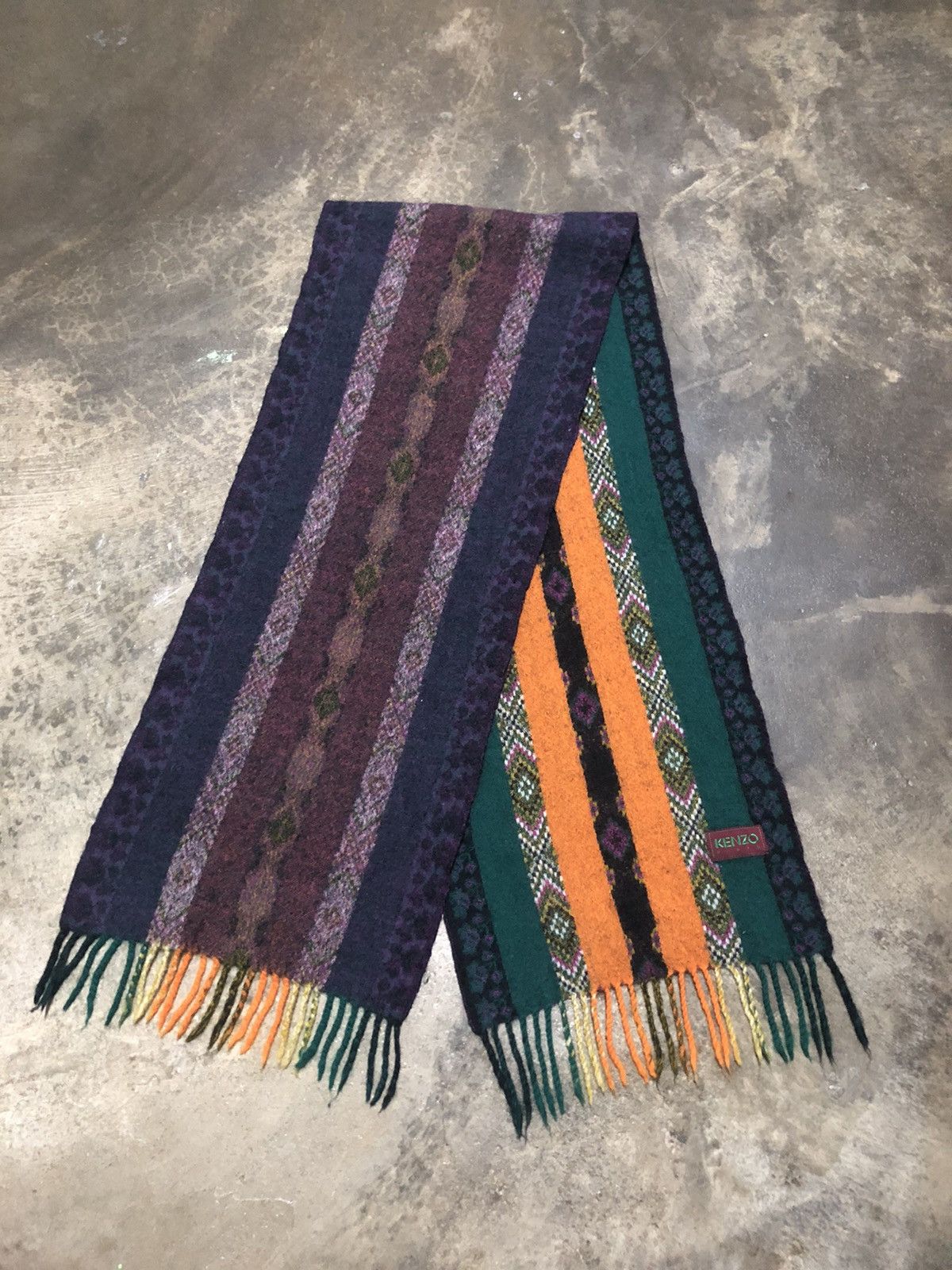 Designer × Kenzo × Native Vintage Kenzo Paris Native Scarf Muffler Size ONE SIZE - 5 Thumbnail