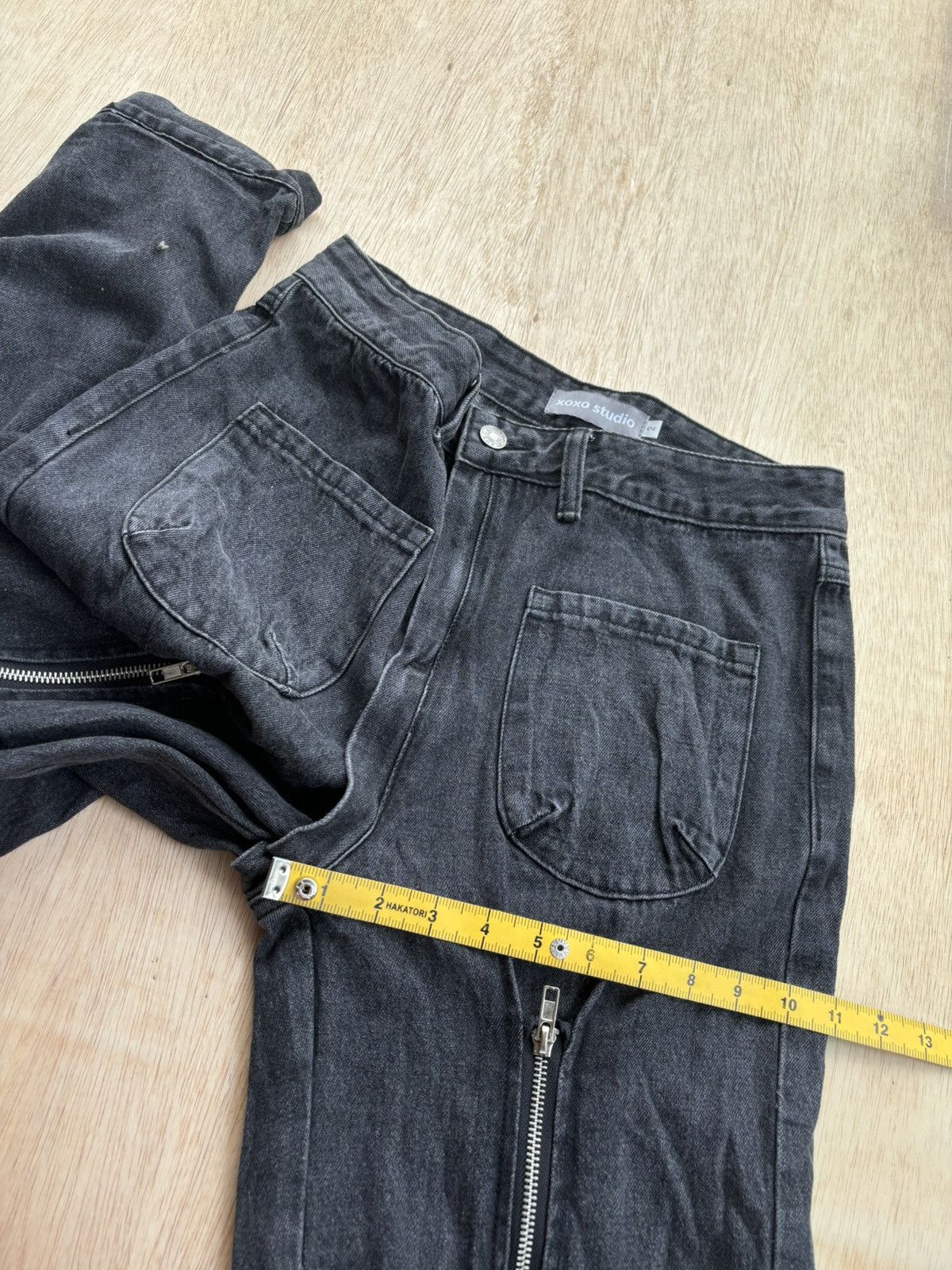 If Six Was Nine × Japanese Brand × Le Grande Bleu (L.G.B.) Xoxo Studio Multi Zipper Ifsixwasnine Lgb style Pants Size US 30 / EU 46 - 10 Thumbnail