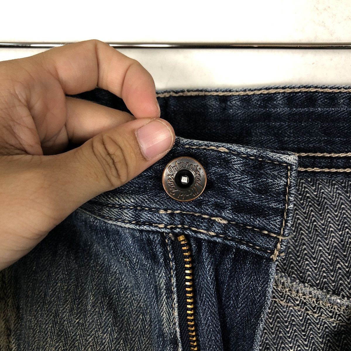 Japanese Brand 🔥HIKORY CHORE BUSH PANTS DENIM CARGO EVENRIVER JAPAN Size US 32 / EU 48 - 12 Thumbnail