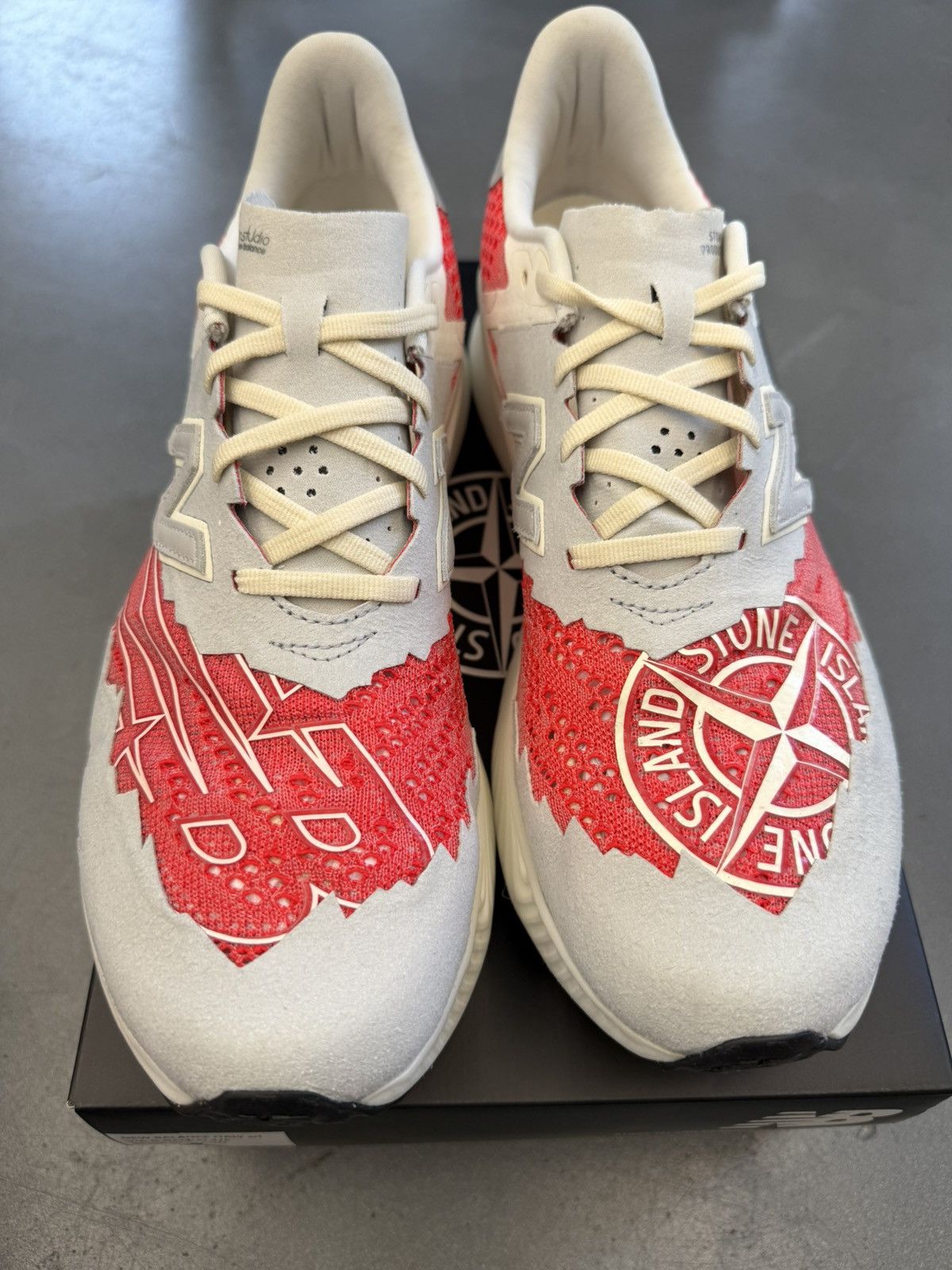 New Balance × Stone Island 2022 New Balance Fuel Cell RC Elite V2 SI Stone Island TDS Size US 12 / EU 45 - 9 Thumbnail