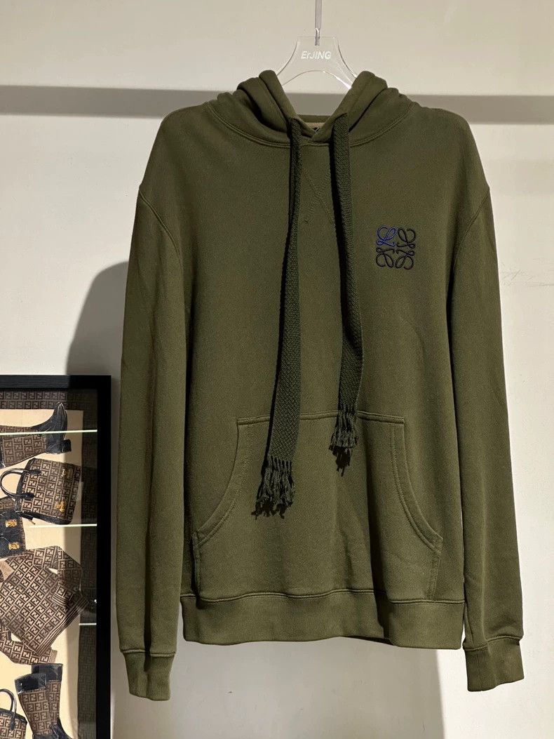 Loewe LOEWE Green hoodie Size S / US 4 / IT 40 - 3 Thumbnail