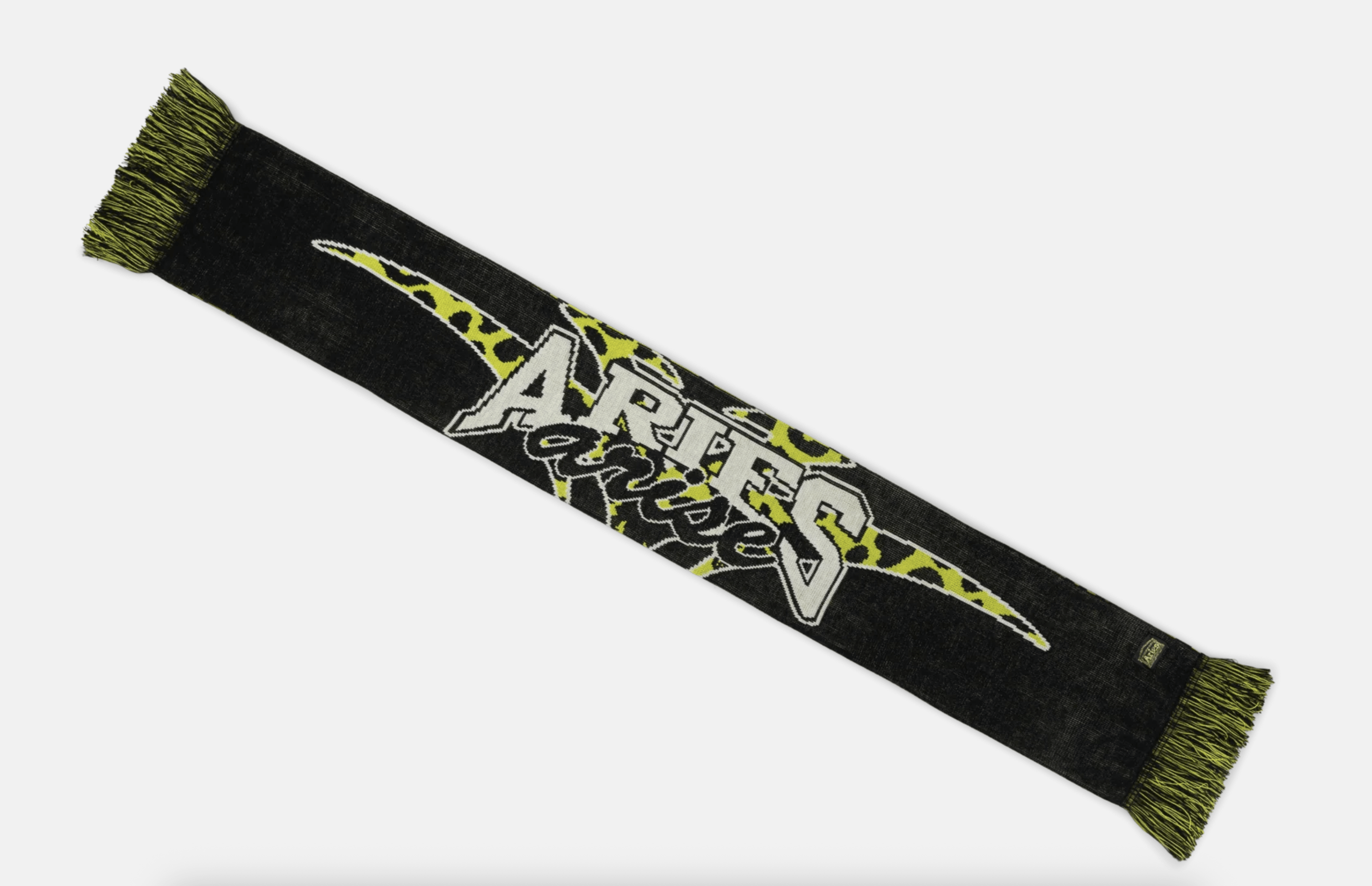 Aries Aries x End Moto Dodgem Sports Fringed Scarf, Y2K Size ONE SIZE - 5 Thumbnail