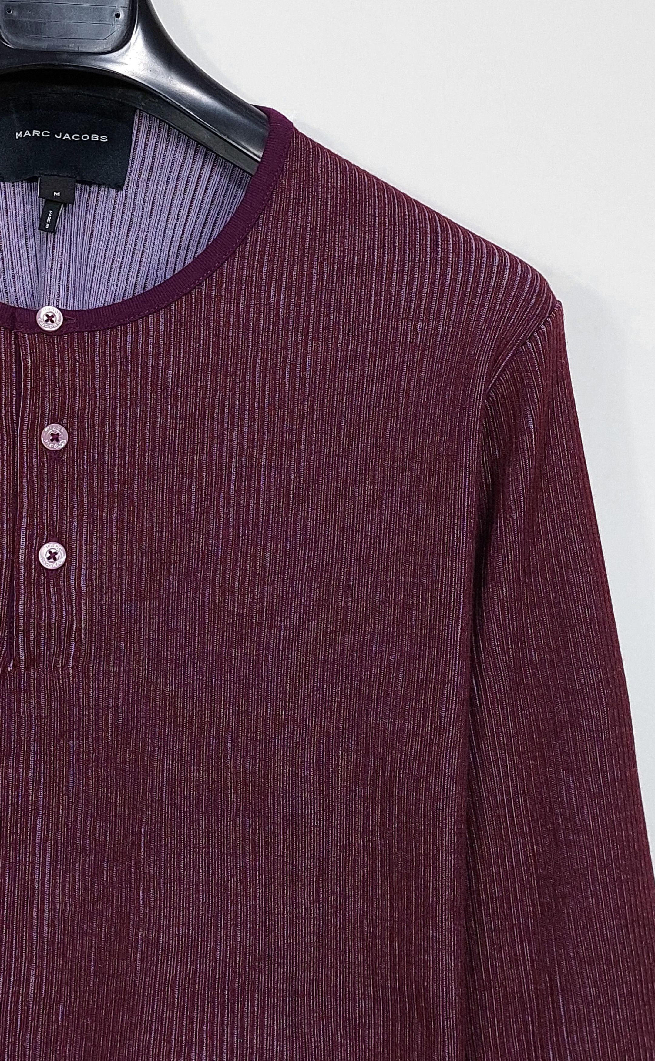 Marc Jacobs cropped long sleeve top - burgundy M Size M / US 6-8 / IT 42-44 - 4 Thumbnail