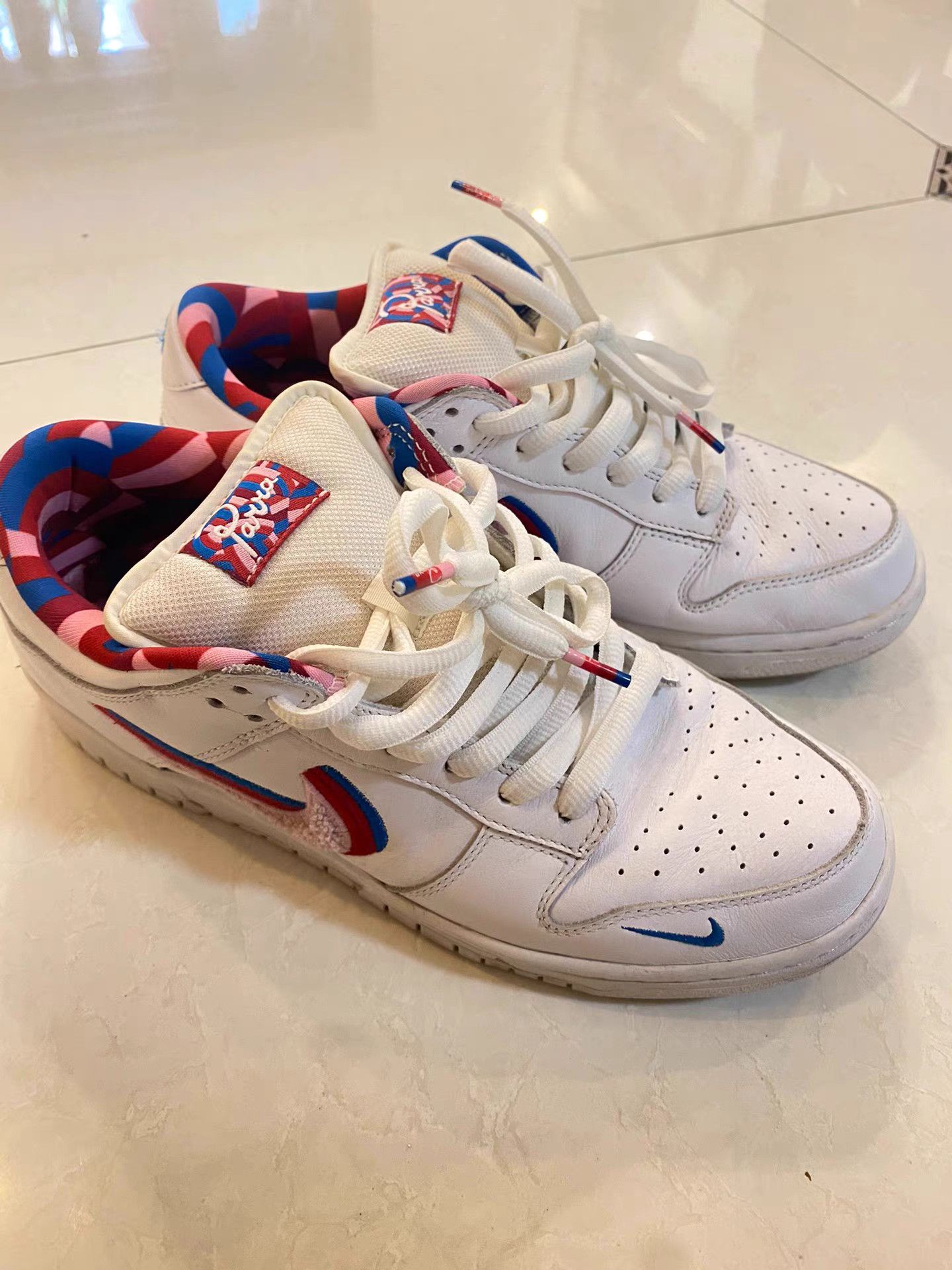 Nike Nike Dunk Parra White 3D CN4504-100 K3 Size US 9.5 / EU 42-43 - 1 Thumbnail