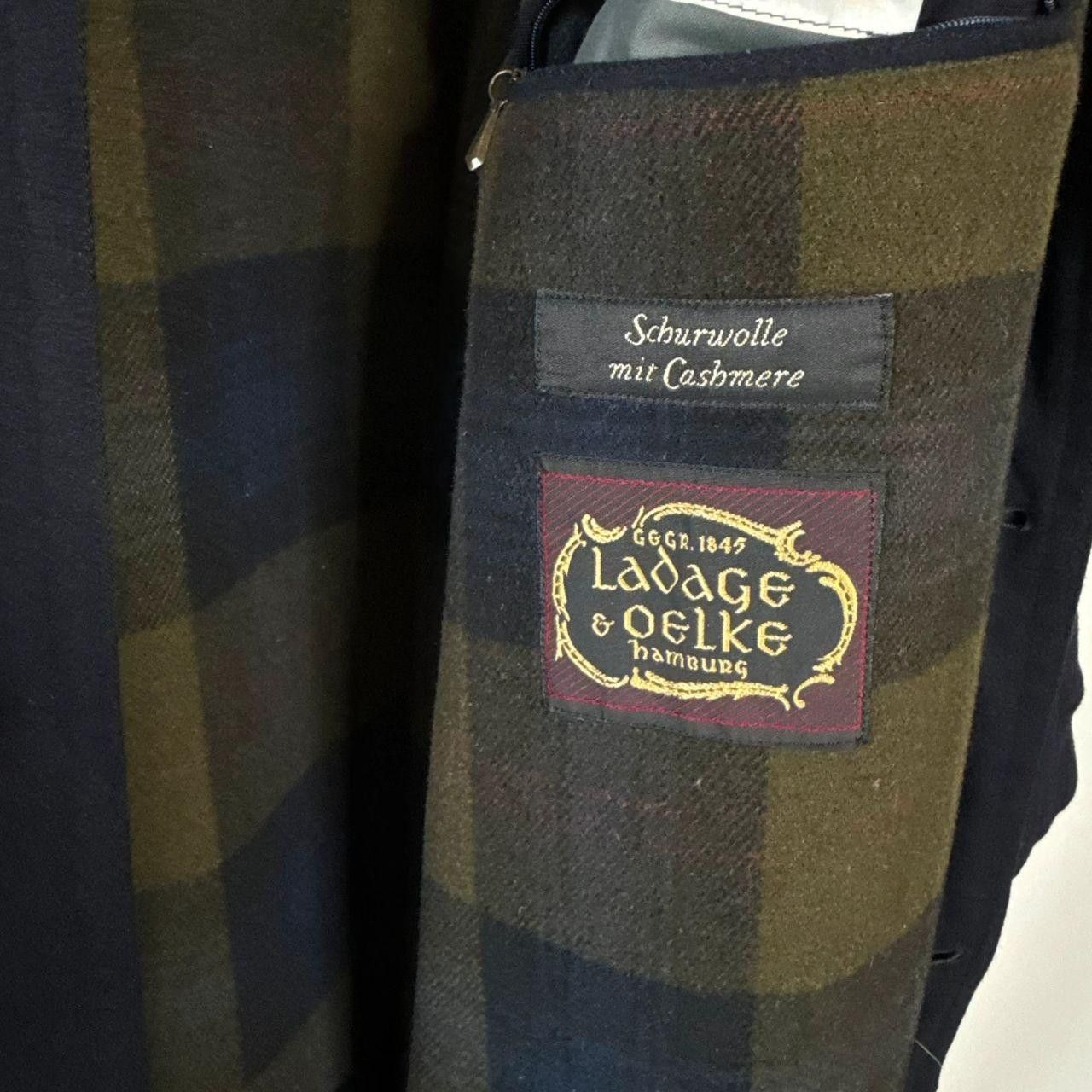 Vintage Vintage 90s Cashmere Coat Navy Long Wool Oversize Size US L / EU 52-54 / 3 - 5 Thumbnail