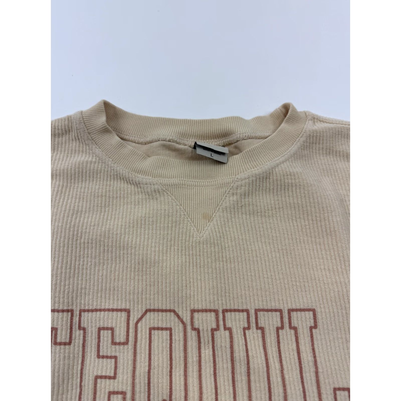 Vintage Chicka-d Shirt Womens Large Yellow Tequila Graphic Knit Cropped Long Sleeve Top Size L / US 10 / IT 46 - 2 Thumbnail