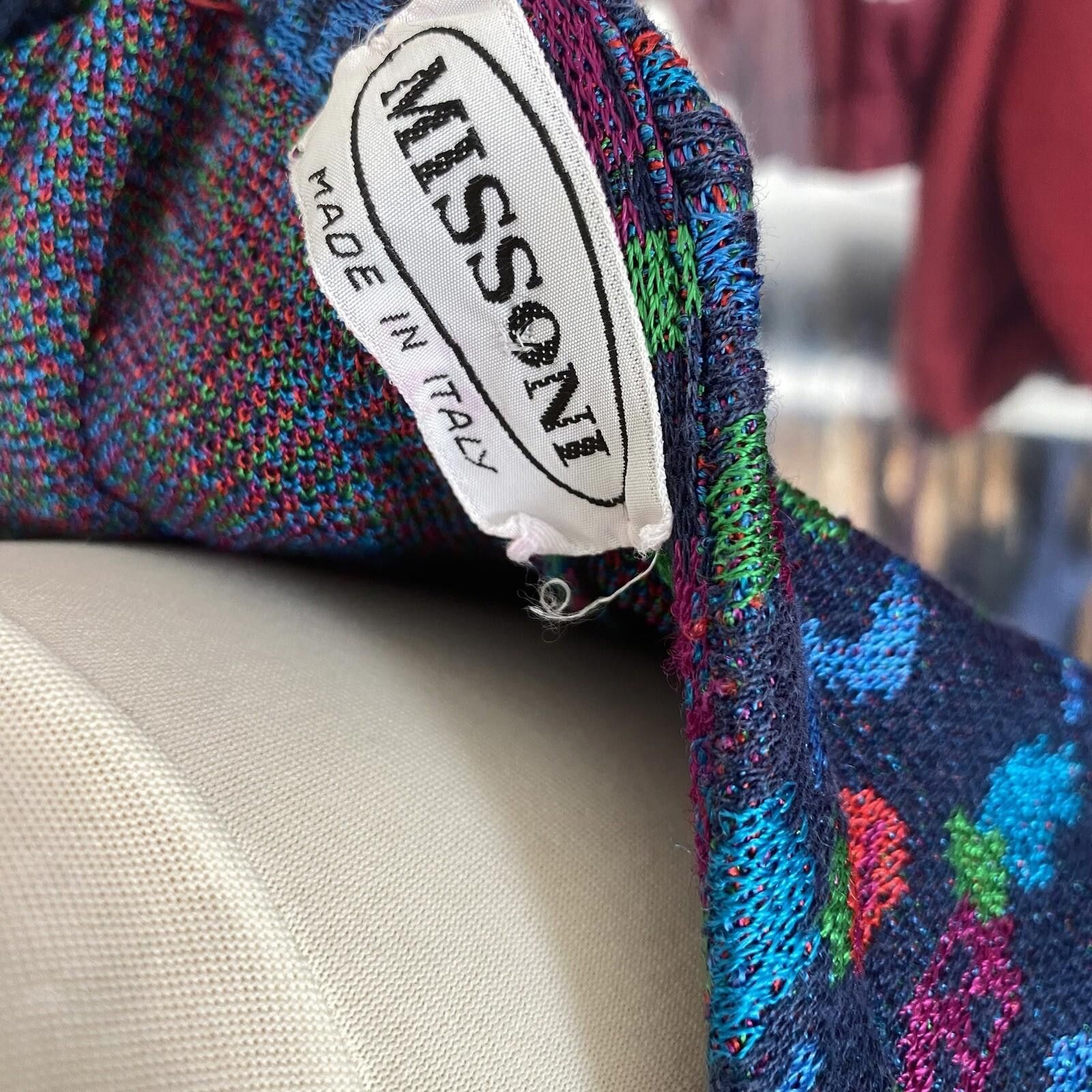 Missoni Vintage Missoni Cardigan Knit Berry Medium 6 Bolero Jumper Size XS / US 0-2 / IT 36-38 - 9 Thumbnail