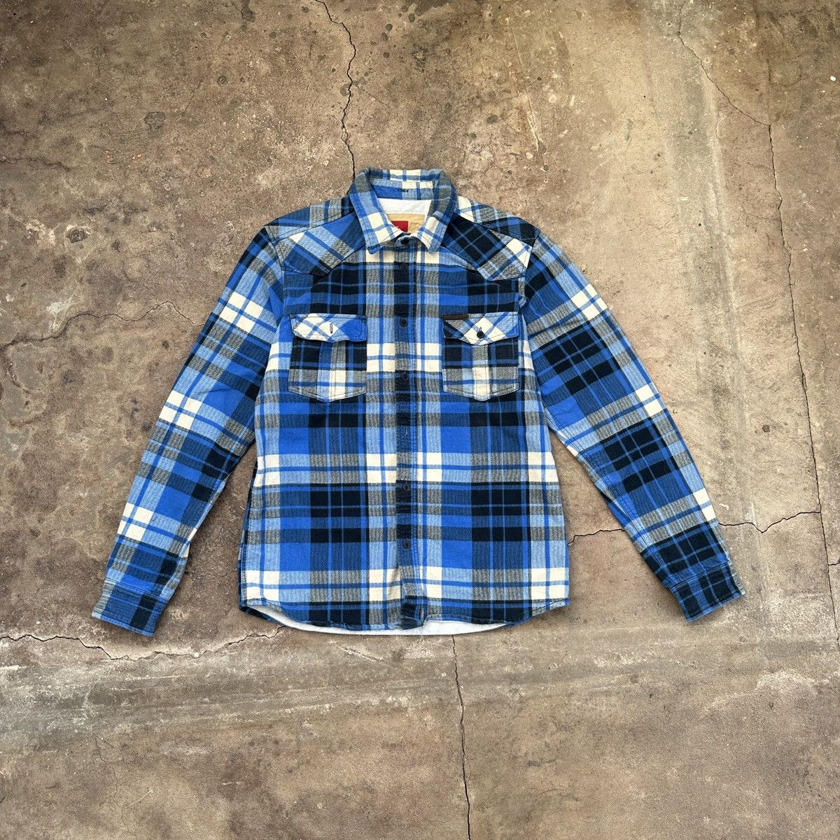 Quiksilver Vintage Quiksilver Flanel Overshirt Size US L / EU 52-54 / 3 - 1 Thumbnail