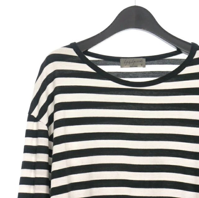 Yohji Yamamoto YOHJI YAMAMOTO POUR HOMME 17AW T-shirt Border cut and sew Size US L / EU 52-54 / 3 - 3 Thumbnail