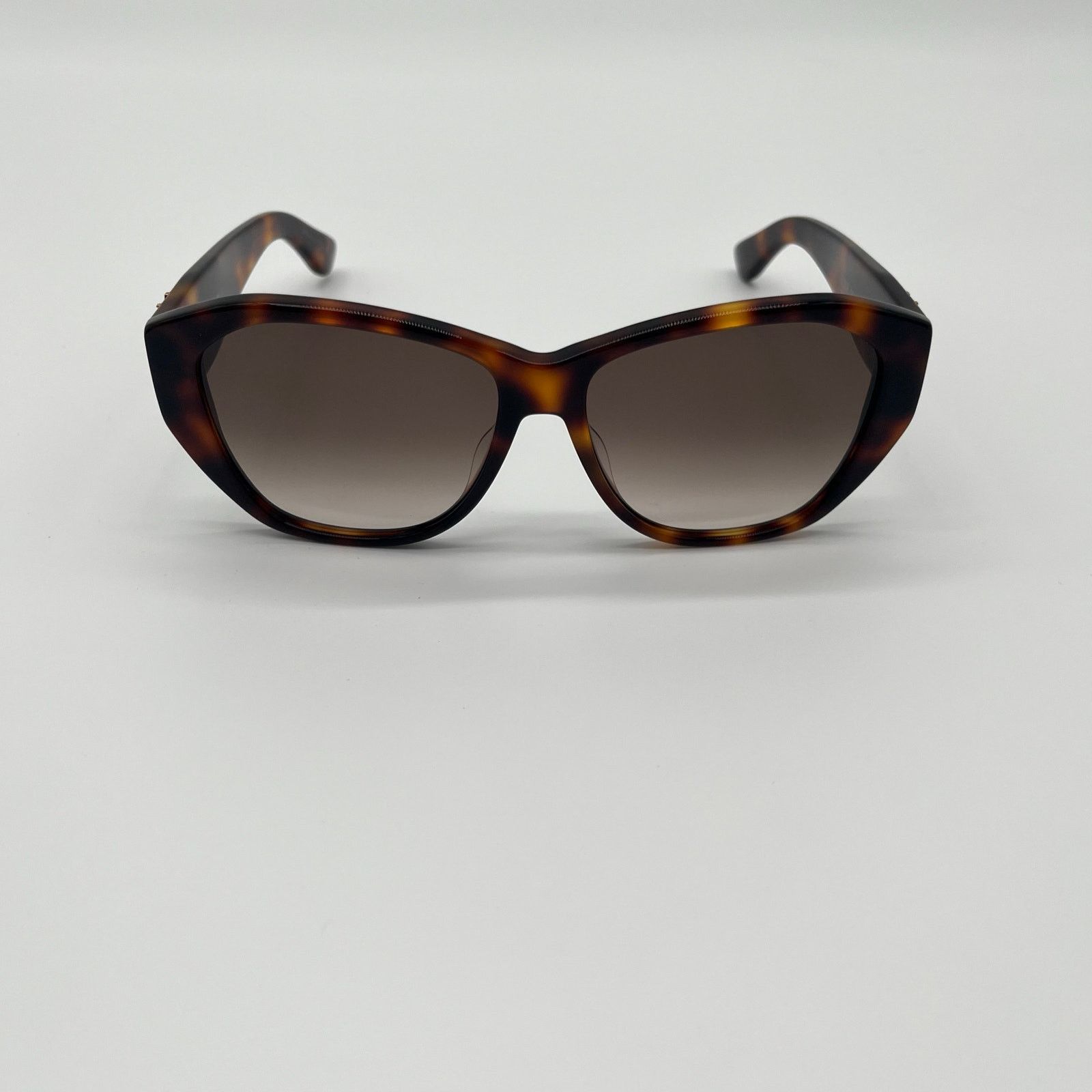 Yves Saint Laurent SAINT LAURENT Sunglasses, Havana Geometric Frame, Case, YSL Size ONE SIZE - 5 Thumbnail