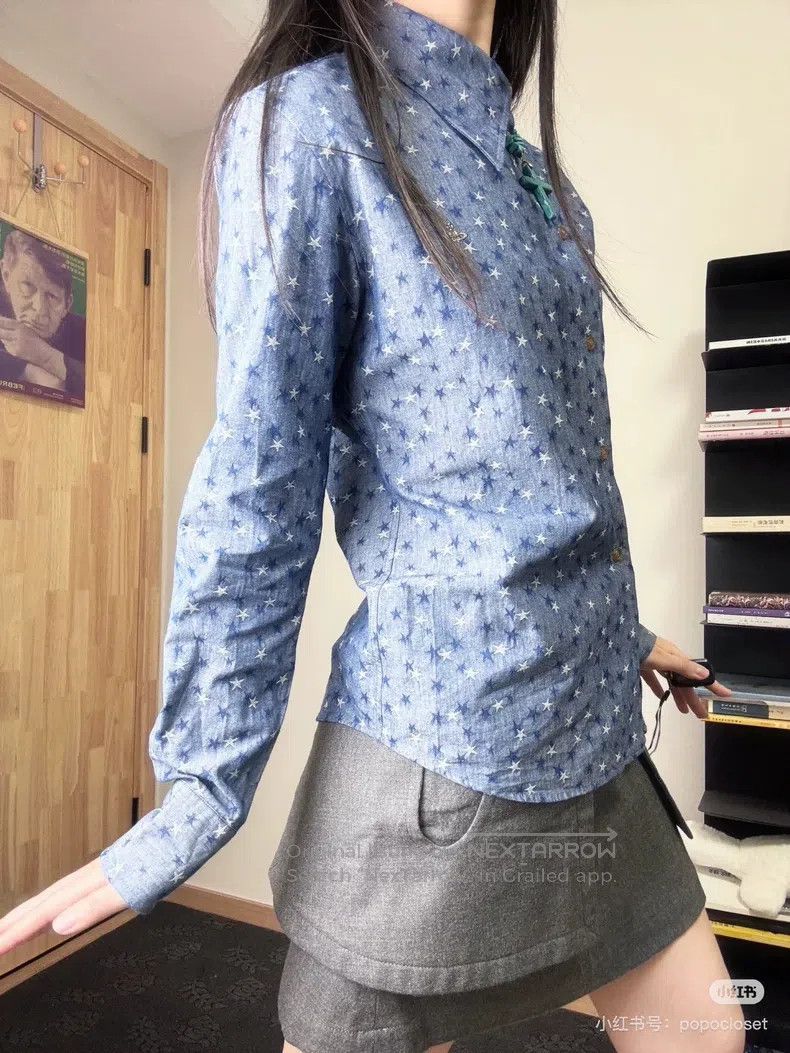 Vivienne Westwood Vivienne Westwood Vintage Asymmetrical Star Deformable Shi Size M / US 6-8 / IT 42-44 - 3 Thumbnail