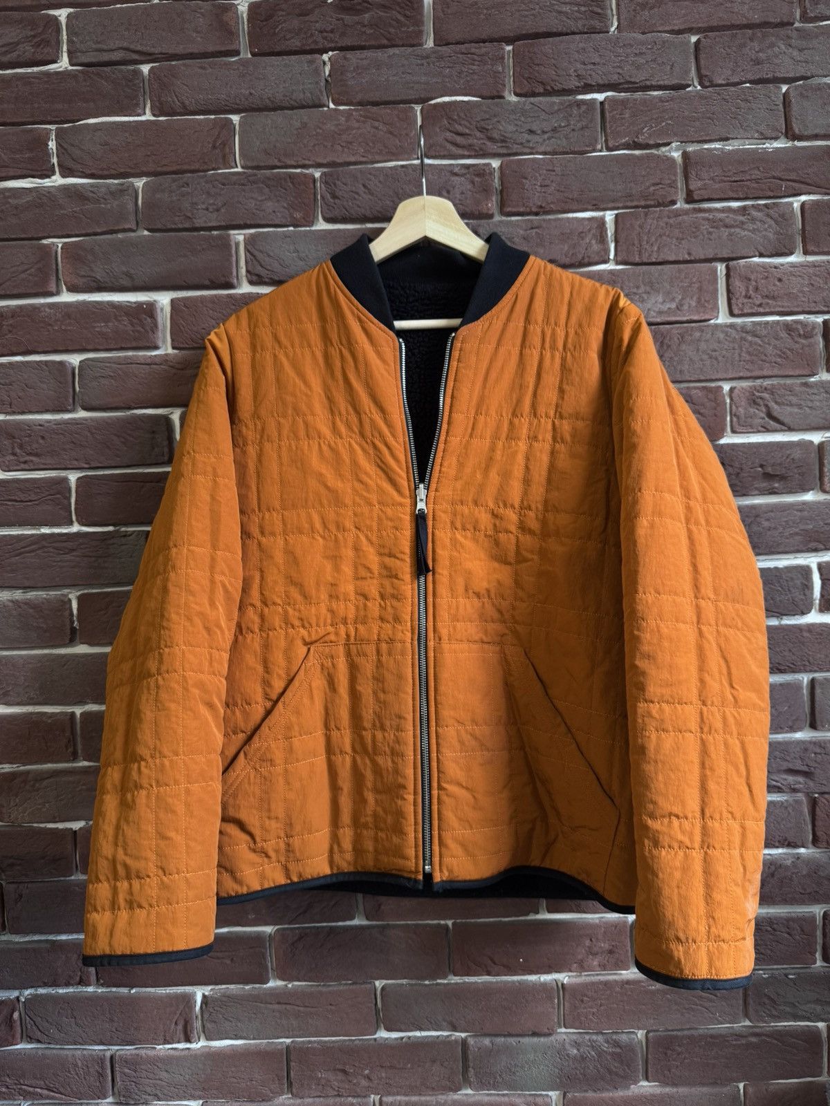 Our Legacy Our Legacy Sherpa Nylon Teddy Reversible Bomber Jacket Black Size US S / EU 44-46 / 1 - 2 Thumbnail