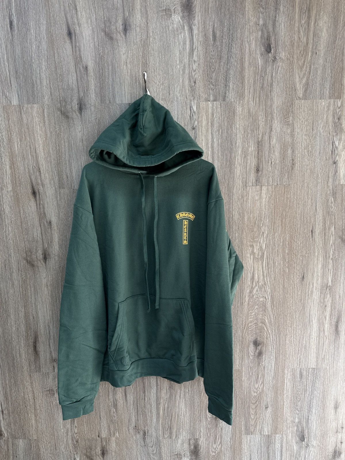 Chrome Hearts Chorome Hearts Green Pull Over Hoodie Size US L / EU 52-54 / 3 - 1 Thumbnail