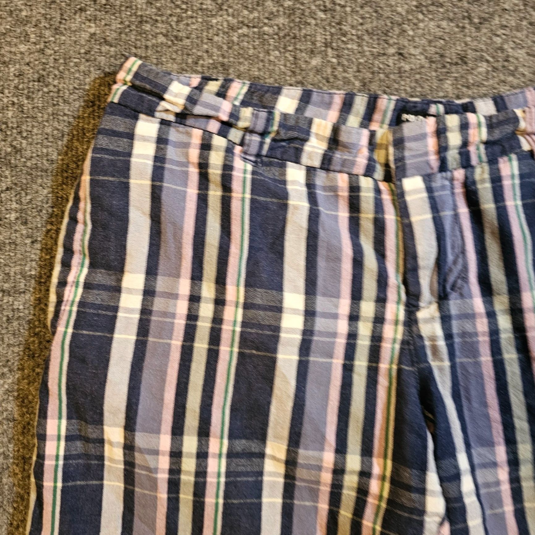 Polo Ralph Lauren VINTAGE Polo Jeans Co Ralph Lauren Short Womens 4 Bermuda Plaid Blue Preppy Casual Size 27" / US 4 / IT 40 - 3 Thumbnail