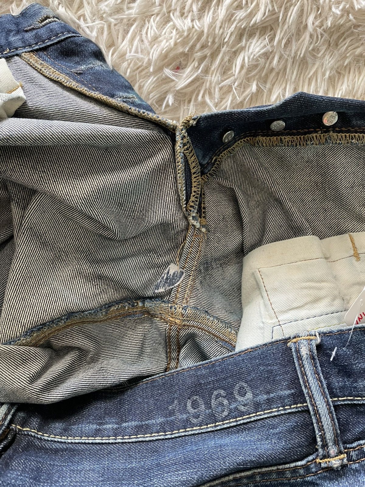 Gap Final Drop💥Rusty Distressed GAP 1969 Selvedge (UNI-04) Size US 32 / EU 48 - 18 Thumbnail