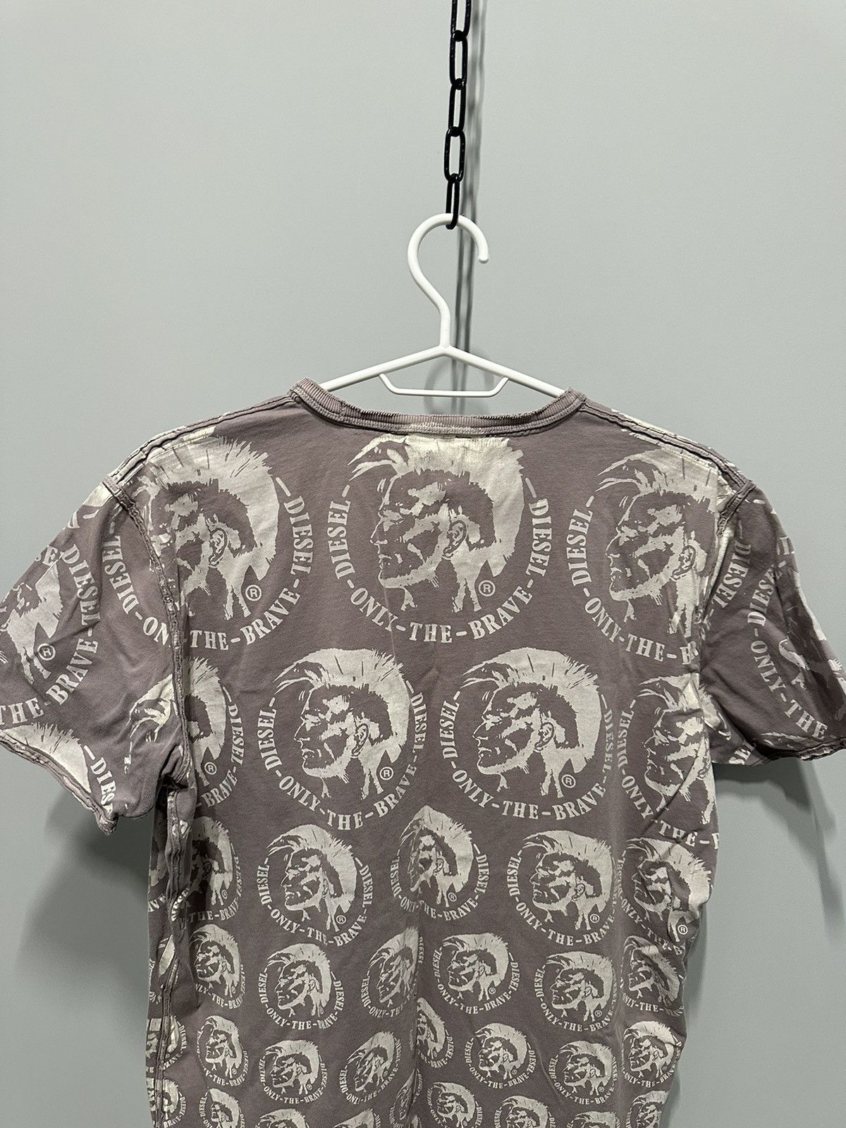 Diesel Diesel 2000s Vintage Y2K T-Shirt Distressed Style Multi Logo Size US XL / EU 56 / 4 - 14 Thumbnail
