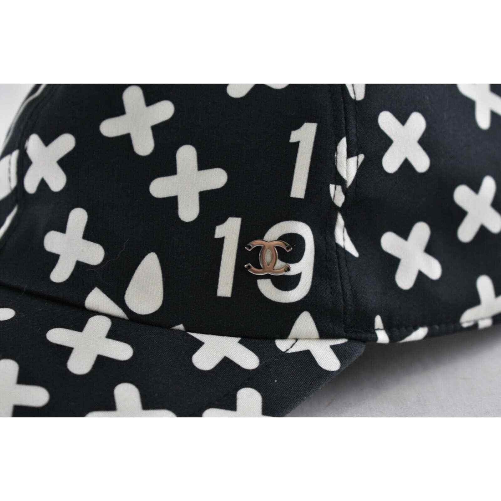 Chanel Chanel 22P Graffiti Logo Baseball Cap Curved Peak Hat Size ONE SIZE - 7 Thumbnail