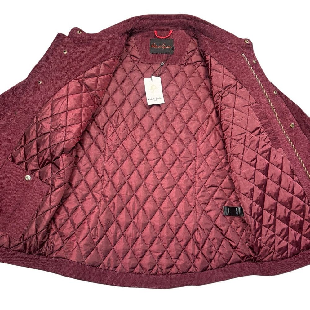 Robert Graham NWT New $298 Robert Graham Corduroy Shirt Burgundy Jacket S Size US S / EU 44-46 / 1 - 6 Thumbnail