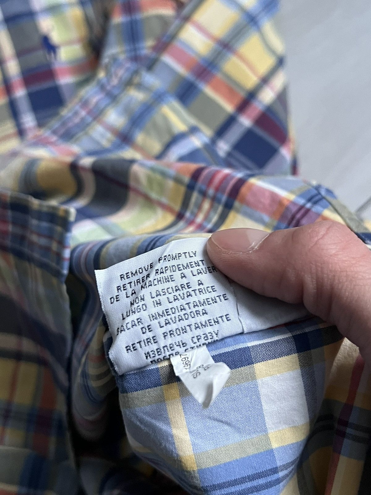 Polo Ralph Lauren Polo Ralph Lauren Chekered Shirt Size US S / EU 44-46 / 1 - 13 Thumbnail
