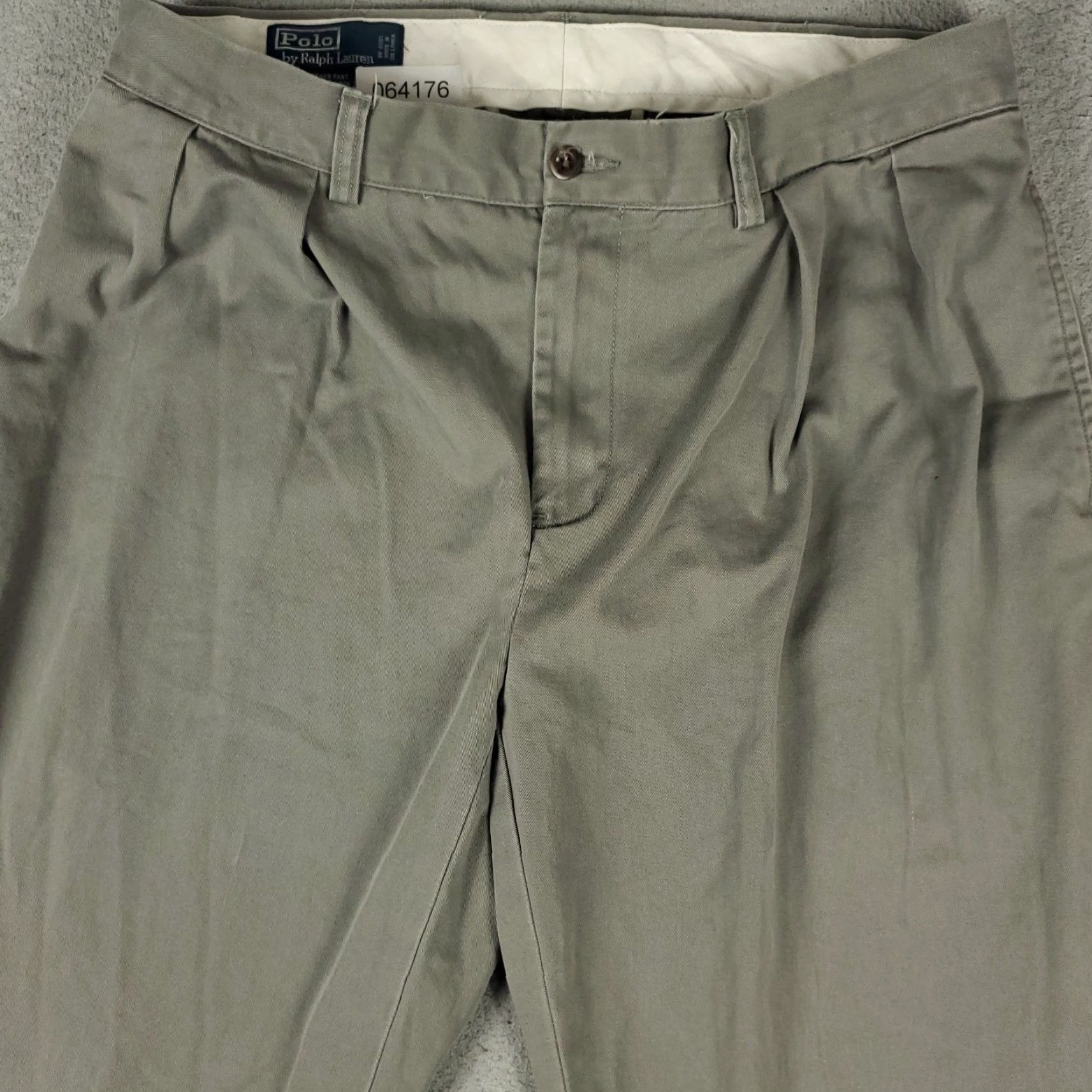 Ralph Lauren RALPH LAUREN Chino Pants Mens Regular Size 34x29 Beige Pleated Comfort Casual Classic Size US 34 / EU 50 - 2 Thumbnail