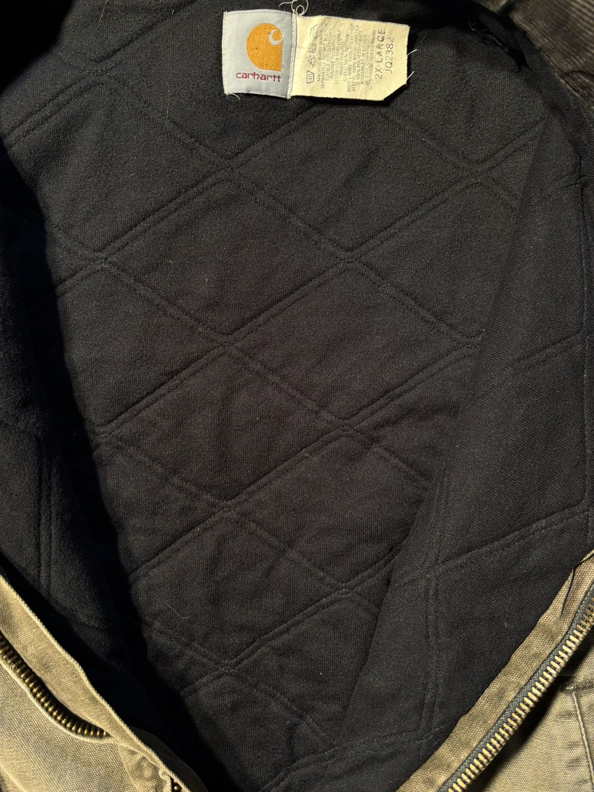 Carhartt Carhartt Sante Fe 90’s Duck Canvas Lined Workwear Jacket 2XL Size US XXL / EU 58 / 5 - 8 Thumbnail