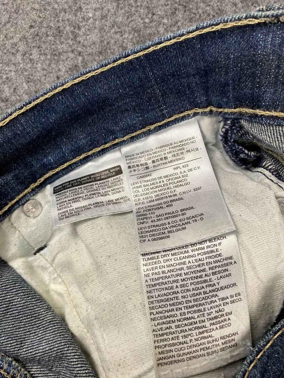 Levi's levis 511 slim distressed denim nice design Size US 31 - 12 Thumbnail