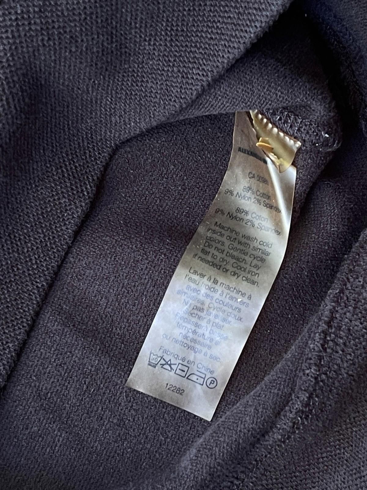 Alexander Wang T Alexander Wang Cotton Black Relaxed Longsleeve Shirt XL Size US XL / EU 56 / 4 - 4 Thumbnail