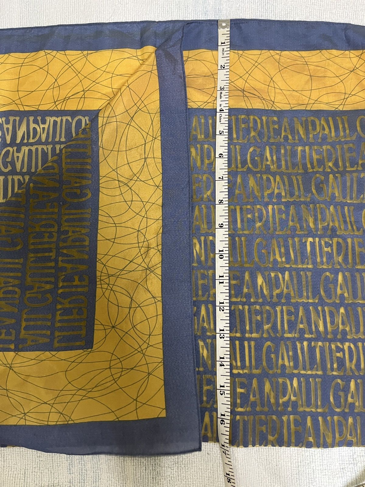 Jean Paul Gaultier Jean Paul Gaultier Large Scaft Shawl Size ONE SIZE - 6 Thumbnail