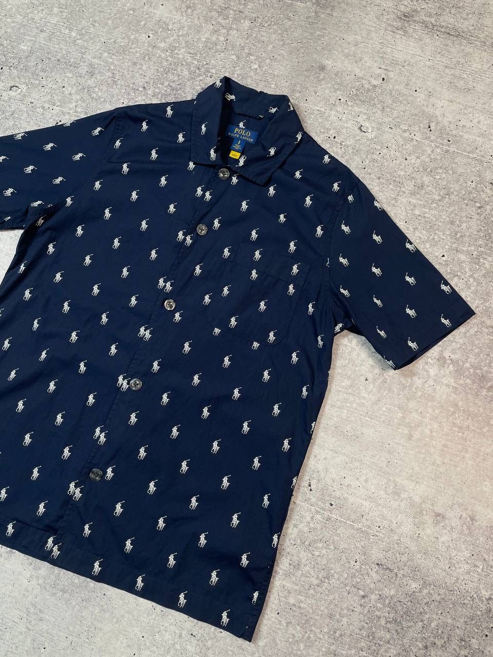 Polo Ralph Lauren Polo Ralph Lauren Monogram Multilogo Button Up Shirt Y2K Size US S / EU 44-46 / 1 - 3 Thumbnail