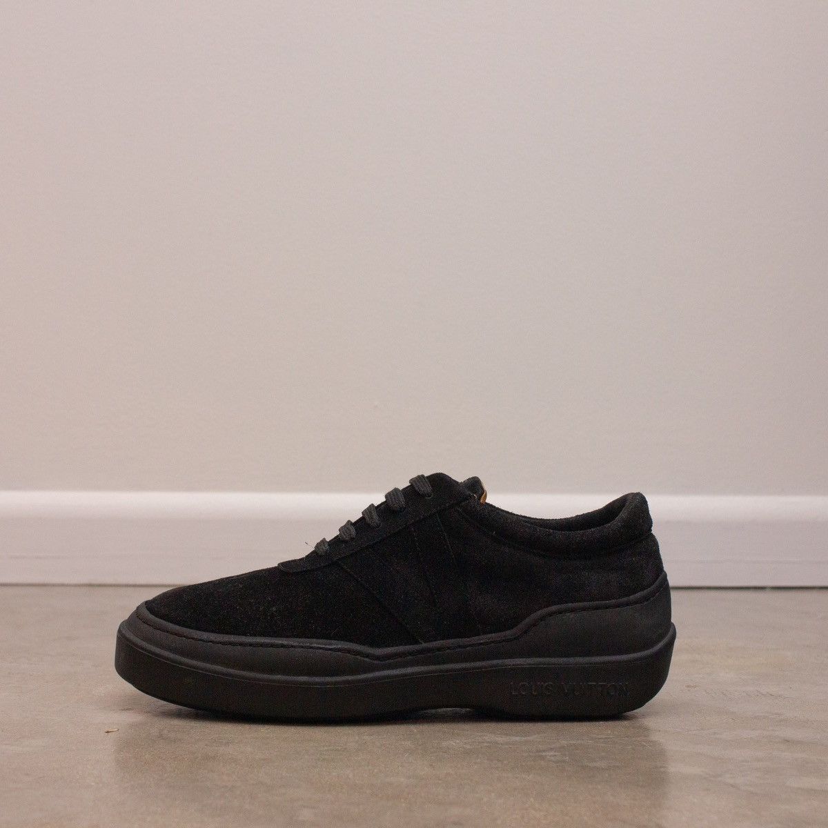 Louis Vuitton Louis Vuitton Leather & Suede Leather Shoes 9 Men's Black Size US 9 / EU 42 - 6 Thumbnail