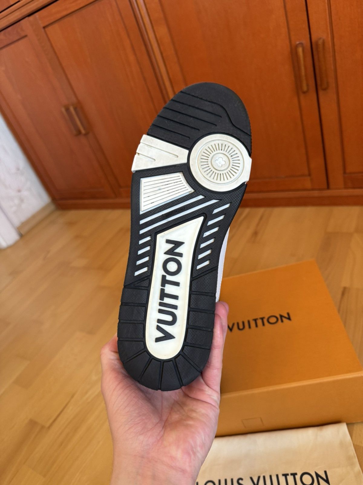 Louis Vuitton Louis Vuitton LV Trainer Velcro Strap Black Denim Size US 7.5 / EU 40-41 - 9 Thumbnail