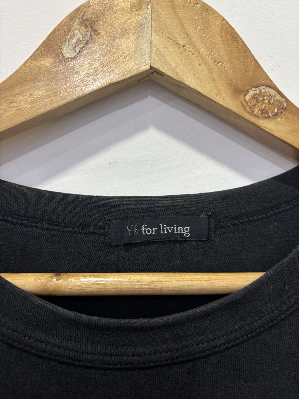 Yohji Yamamoto Vintage Y’s For Living Yohji Yamamoto Longsleeve Tshirt Size US L / EU 52-54 / 3 - 3 Thumbnail