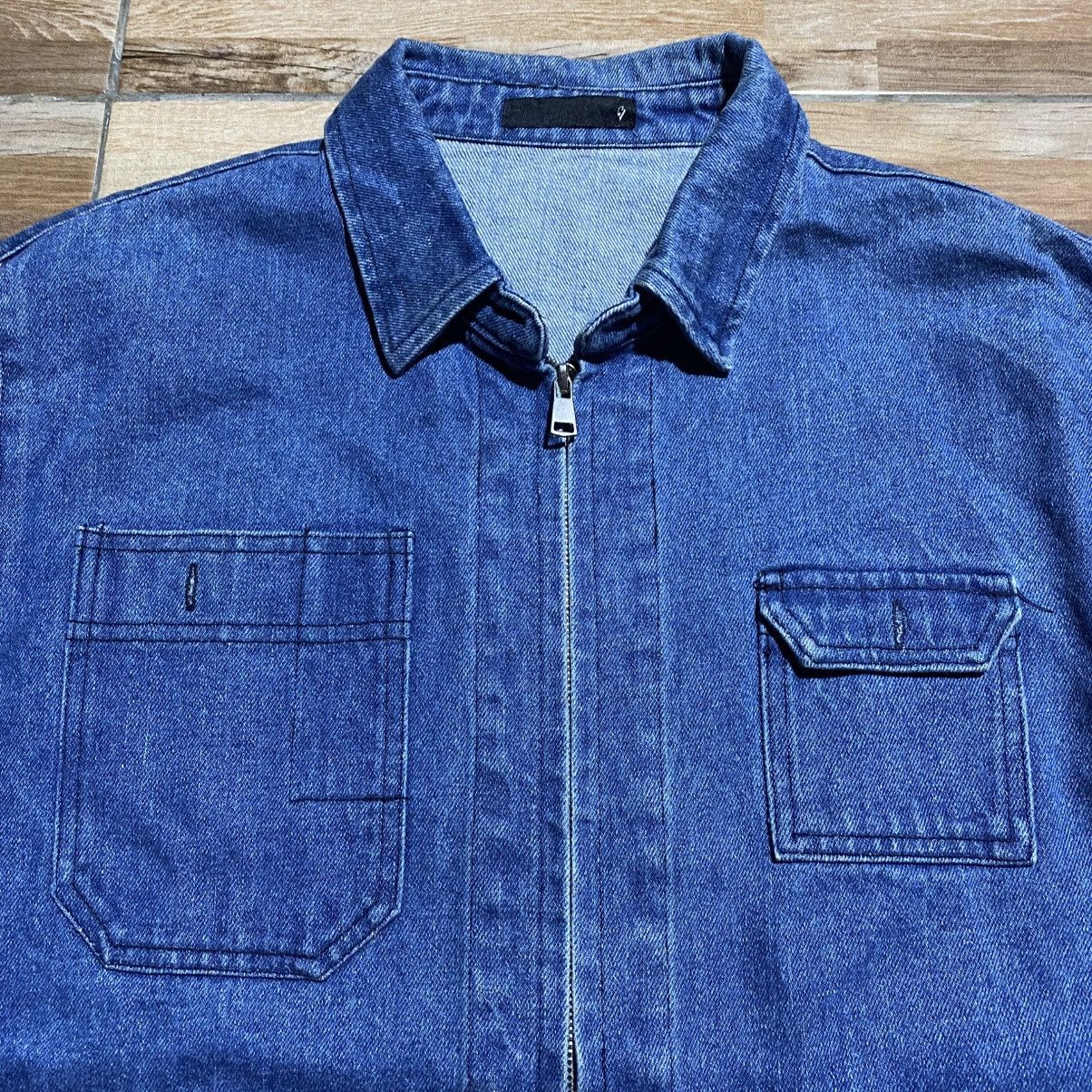 Japanese Brand Vintage Strom Raw Denim Zip Jacket Size US M / EU 48-50 / 2 - 4 Thumbnail