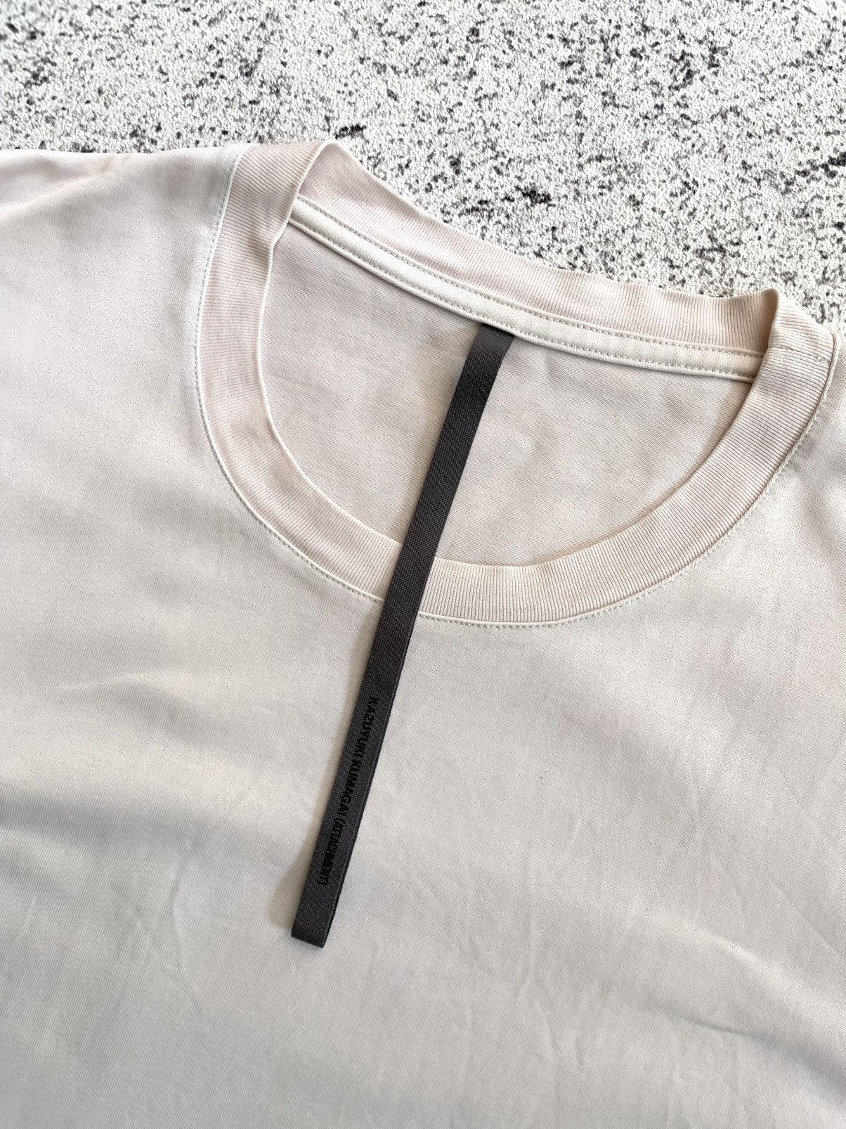 Japanese Brand Attachment Kazuyuki Kumagai Dirty White Tshirt Size US L / EU 52-54 / 3 - 3 Thumbnail