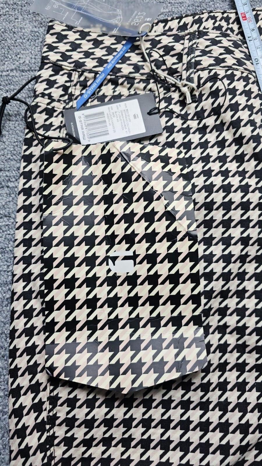 G-Star × Pharrell G-Star x Pharrell Elwood X52 Houndstooth 3D Jeans W28 Size 28" / US 6 / IT 42 - 10 Thumbnail