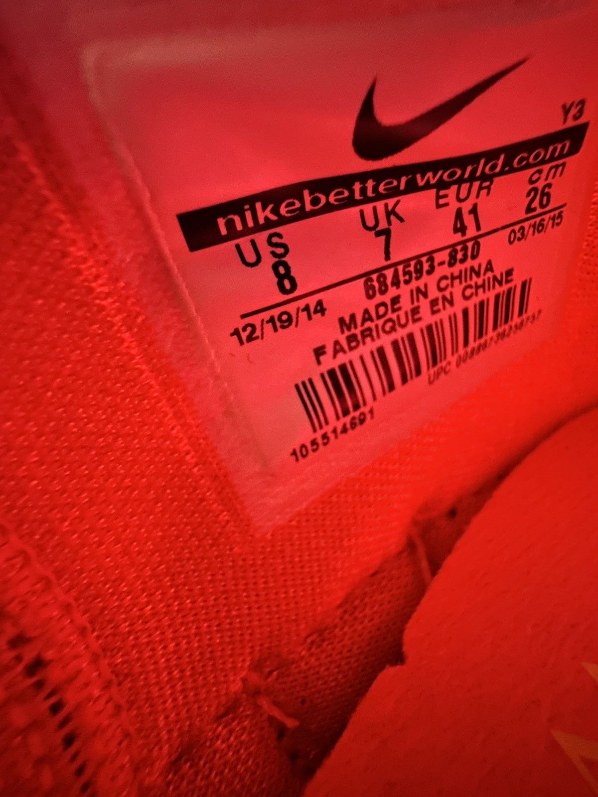 Nike LeBron XII 684593 830 Size US 8 / EU 41 - 7 Thumbnail