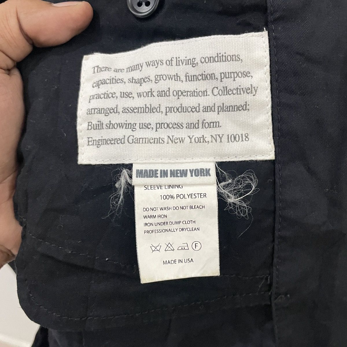 Engineered Garments Vintage Engineered Garments New York Coat Jacket Size US S / EU 44-46 / 1 - 6 Thumbnail