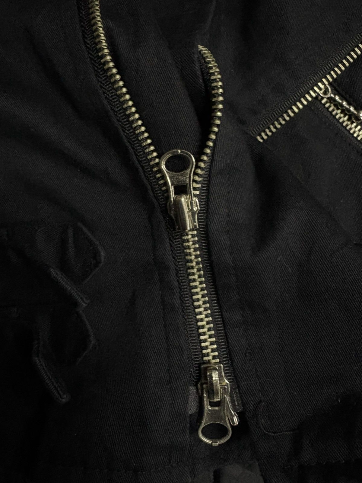 Attachment Hybrid Ramones Double Collar Breasted Biker Zipper Jacket Size US S / EU 44-46 / 1 - 11 Thumbnail