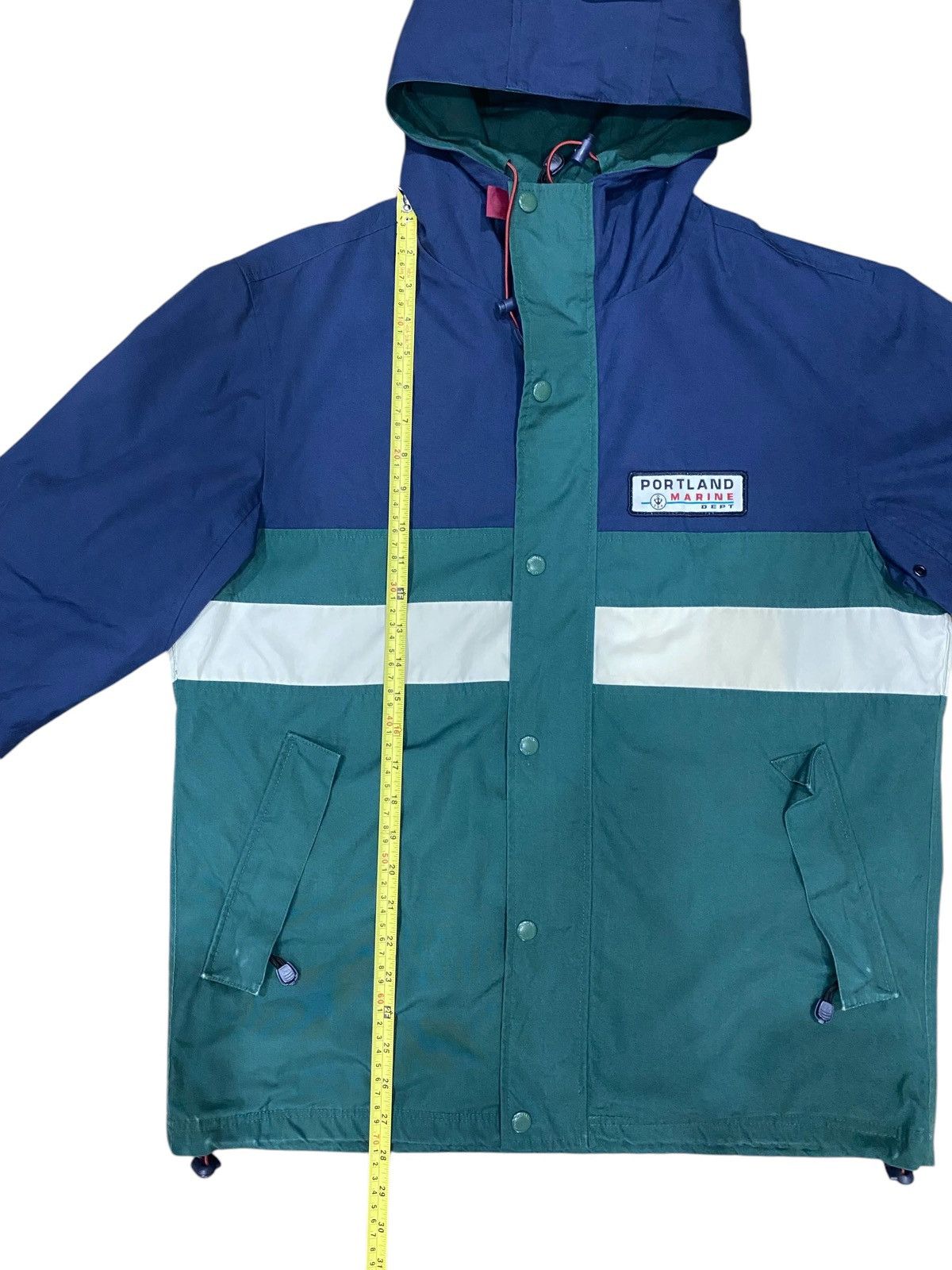Vintage Vintage PORTLAND Marine Dept Hoodie Zipper Jacket Size US M / EU 48-50 / 2 - 8 Thumbnail