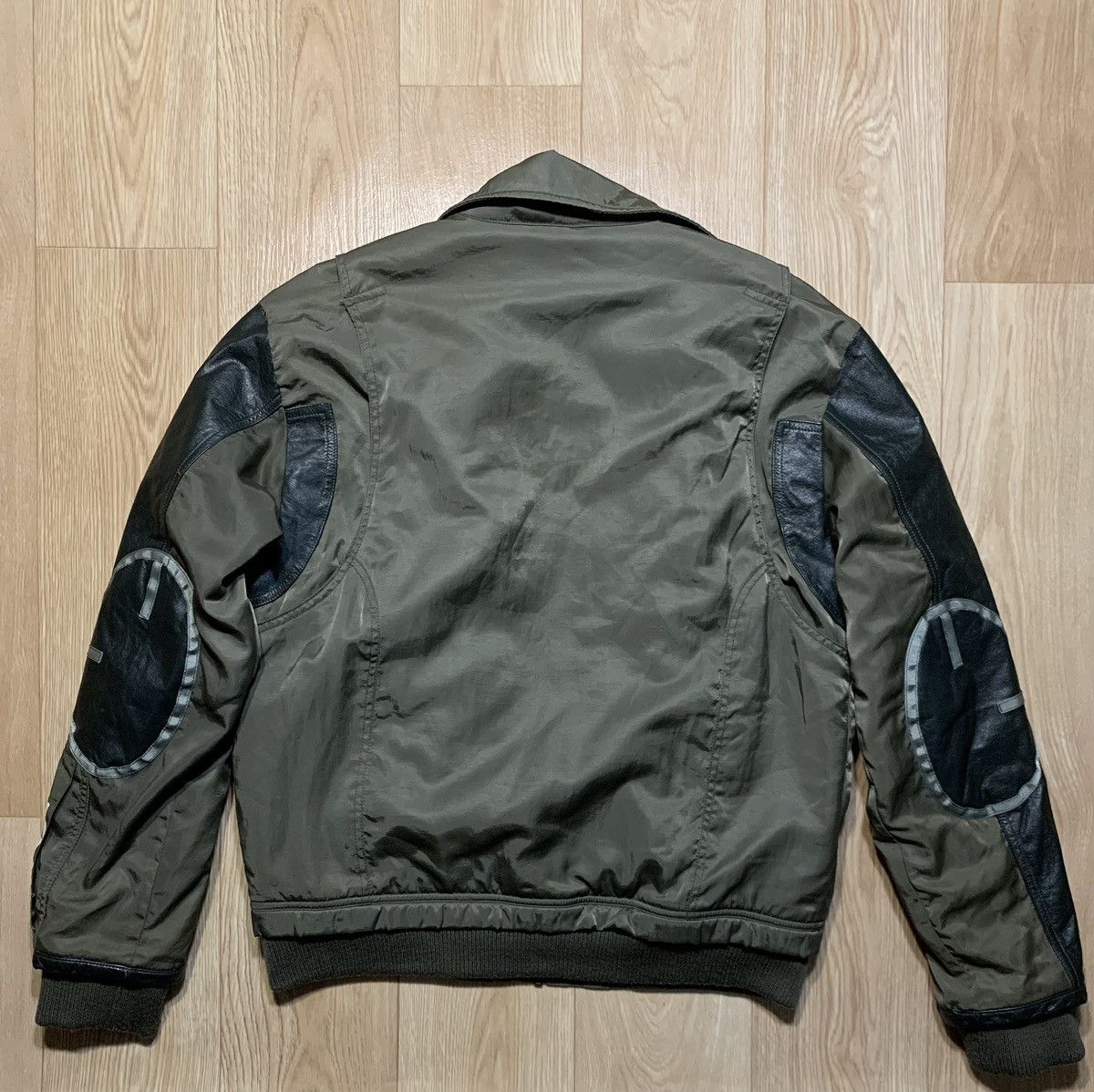 Diesel Rare Vintage Diesel NCPU Leather Military Jacket Size US XL / EU 56 / 4 - 2 Thumbnail