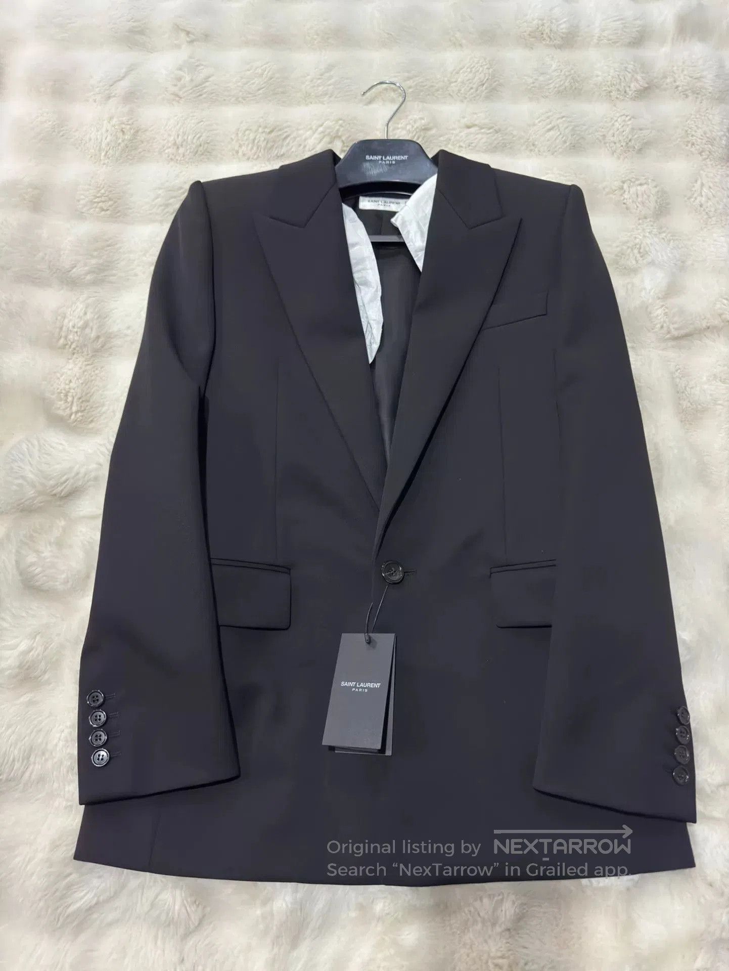 Saint Laurent Paris saint laurent women's smoking jacket new. Size US S / EU 44-46 / 1 - 1 Thumbnail