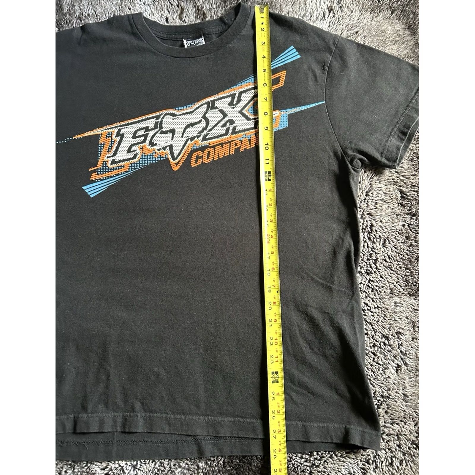 Vintage VINTAGE Fox Racing Company T-shirt Men’s L Black Y2K Motocycle Sports Fox Logo, 2000s, Mens Size US L / EU 52-54 / 3 - 6 Thumbnail