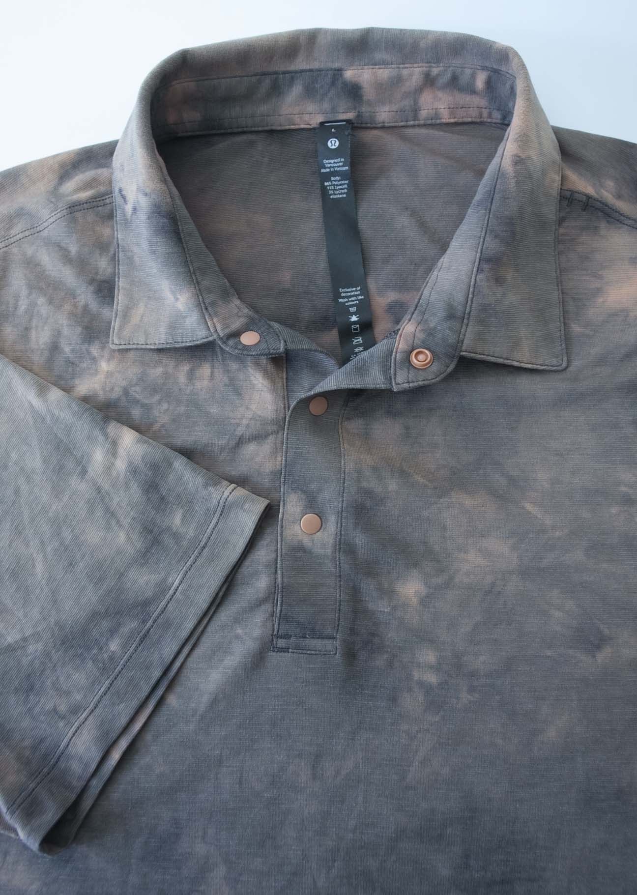 Lululemon Lululemon Polo Shirt Size L Tie Dye Size US L / EU 52-54 / 3 - 2 Thumbnail