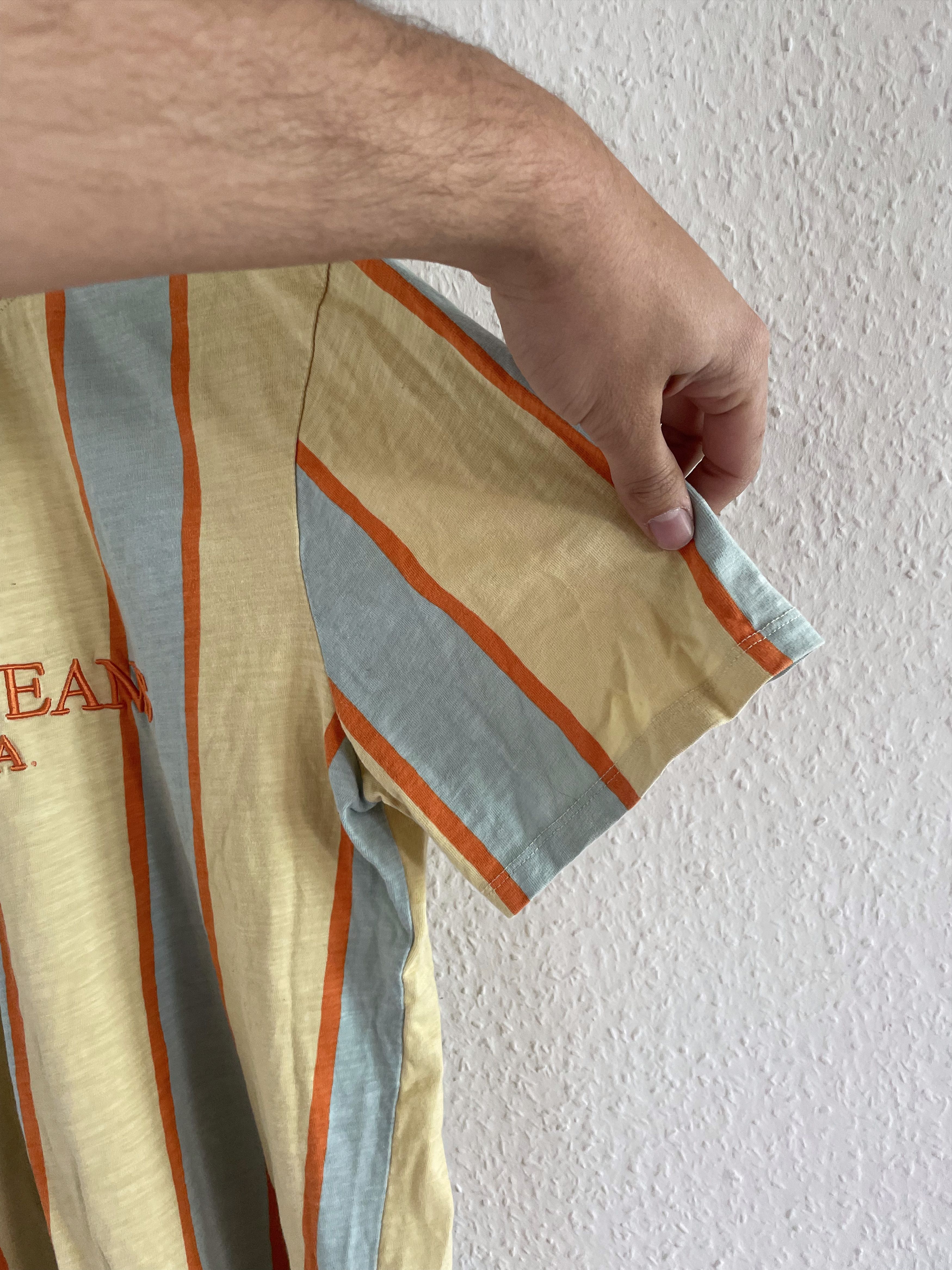 A$AP Rocky × Guess Vertical Striped Logo Tee Size US L / EU 52-54 / 3 - 6 Thumbnail