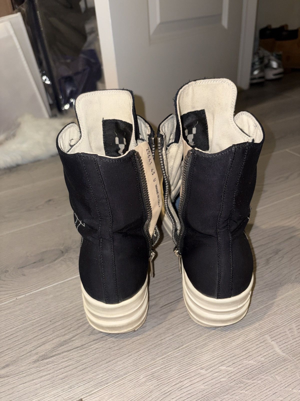 Rick Owens Rick Owen Ramons Double Bumper Pentagram Sneakers Size US 10 / EU 43 - 4 Thumbnail