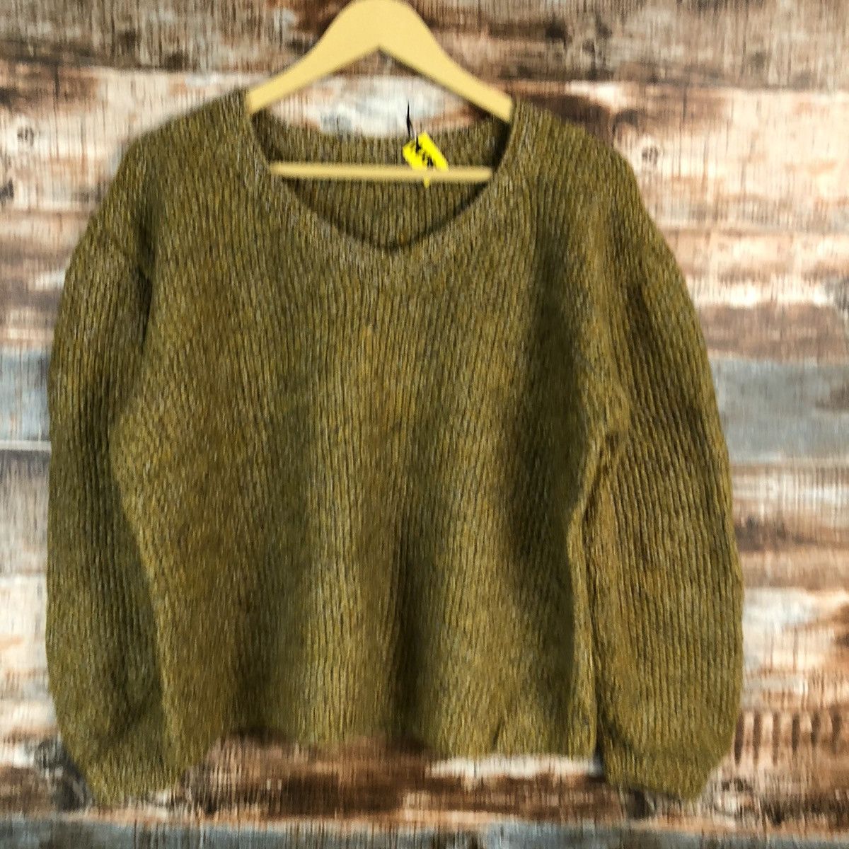 Homespun Knitwear × Japanese Brand Japanese Brand Dark Brown Hand Knit #A2287 Size M / US 6-8 / IT 42-44 - 2 Thumbnail