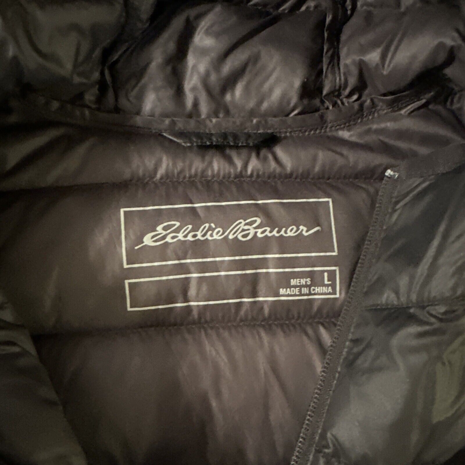 Eddie Bauer Eddie Bauer Jacket Mens Large Black Down Filled Puffer Size US L / EU 52-54 / 3 - 3 Thumbnail