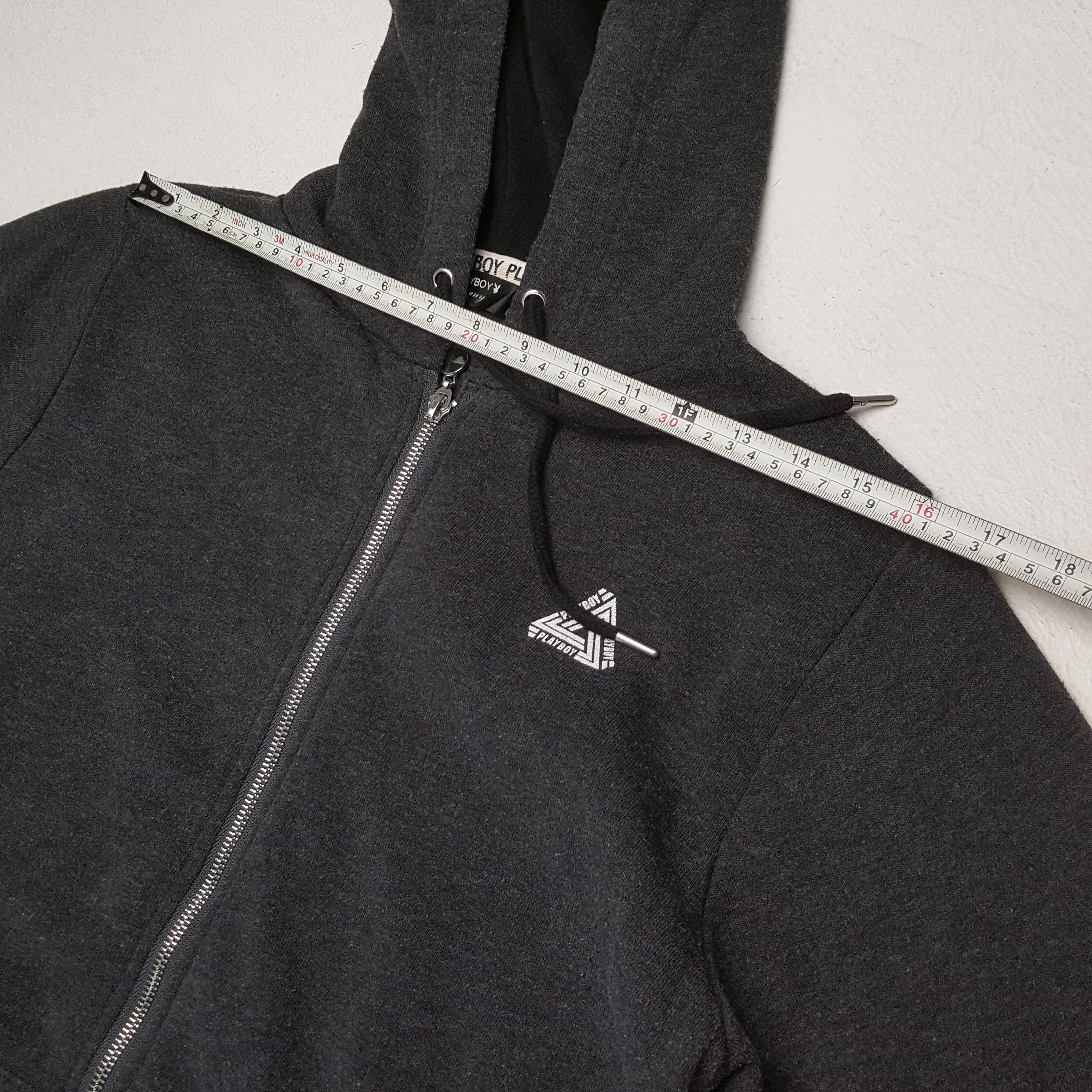 Playboy × Vintage Vintage PLAYBOY Fashion Brand Zipper Hoodies Size US S / EU 44-46 / 1 - 5 Thumbnail