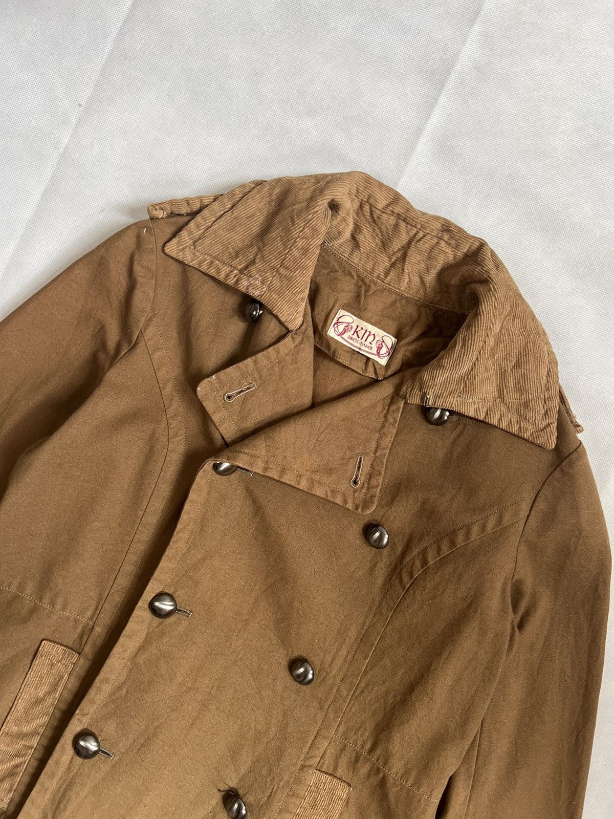 Japanese Brand Kin Dress Maker Double Collar Japanese Brand Women's Coat Size M / US 6-8 / IT 42-44 - 4 Thumbnail